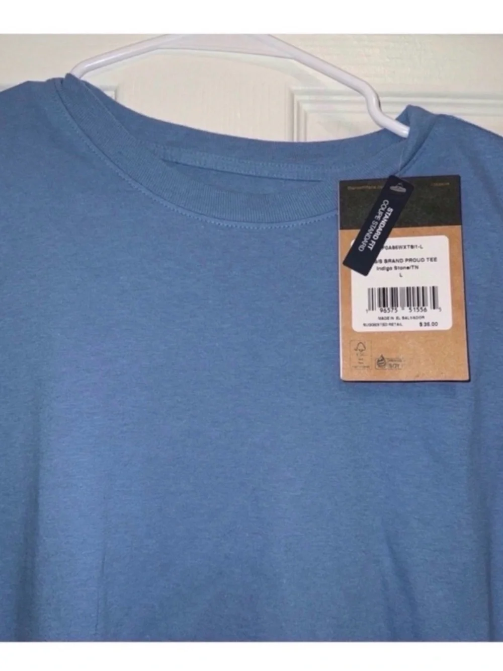 The North Face Light Blue Short-Sleeve Logo Tee